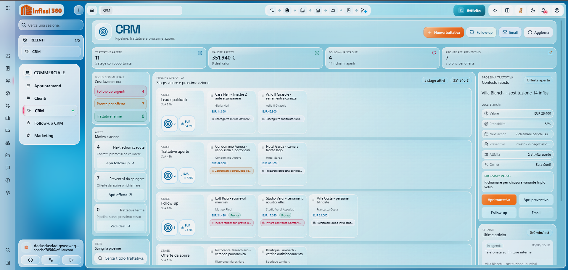 CRM & pipeline